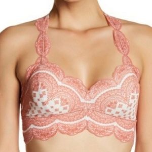 Free People Strange Magic Flocked Bralette